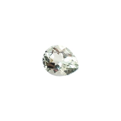 プラシオライト(グリーンアメジスト) ブラジル産 4.04ct [241229571]12.3x10.1mm前後