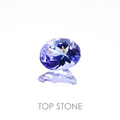 タンザナイト(宝石名タンザナイト) タンザニア産 0.34ct 識別済[20117207]4.9×3.8mm前後