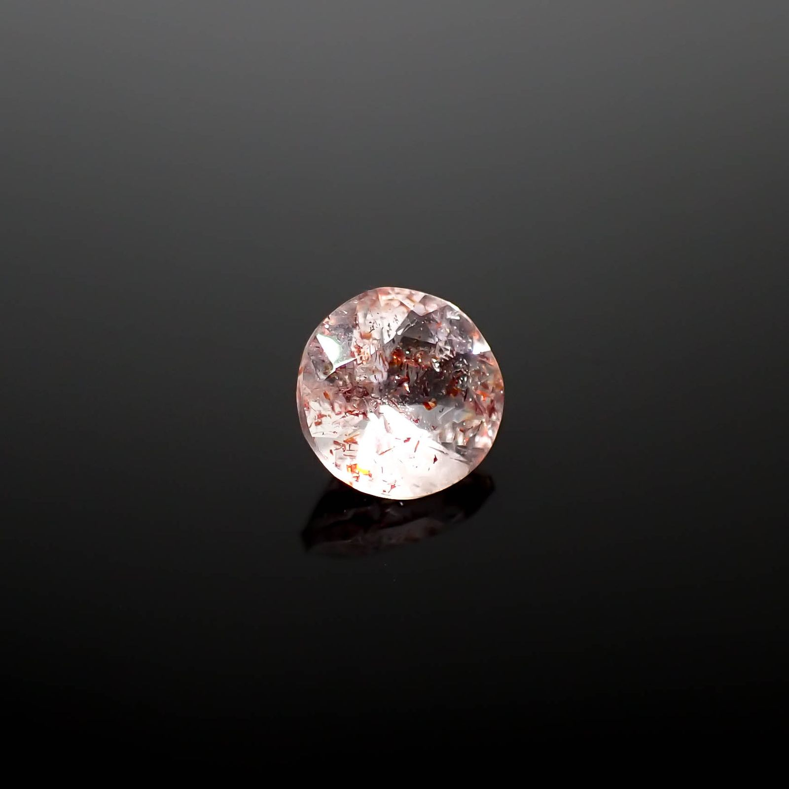 ファイヤークォーツ ナイジェリア産 1.34ct[240326708]7.5x7.5mm前後
