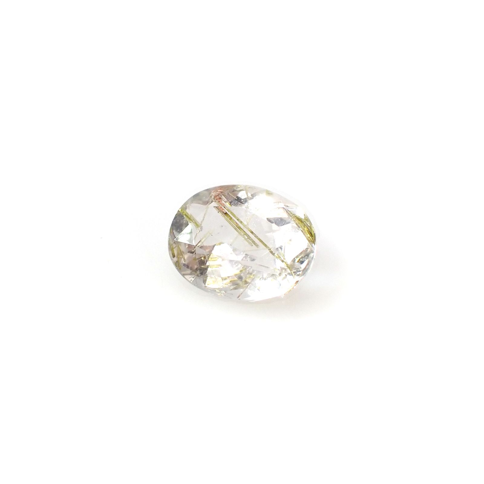 エピドートインクォーツ ブラジル産 2.81ct[240427290]10.7x8.2mm前後