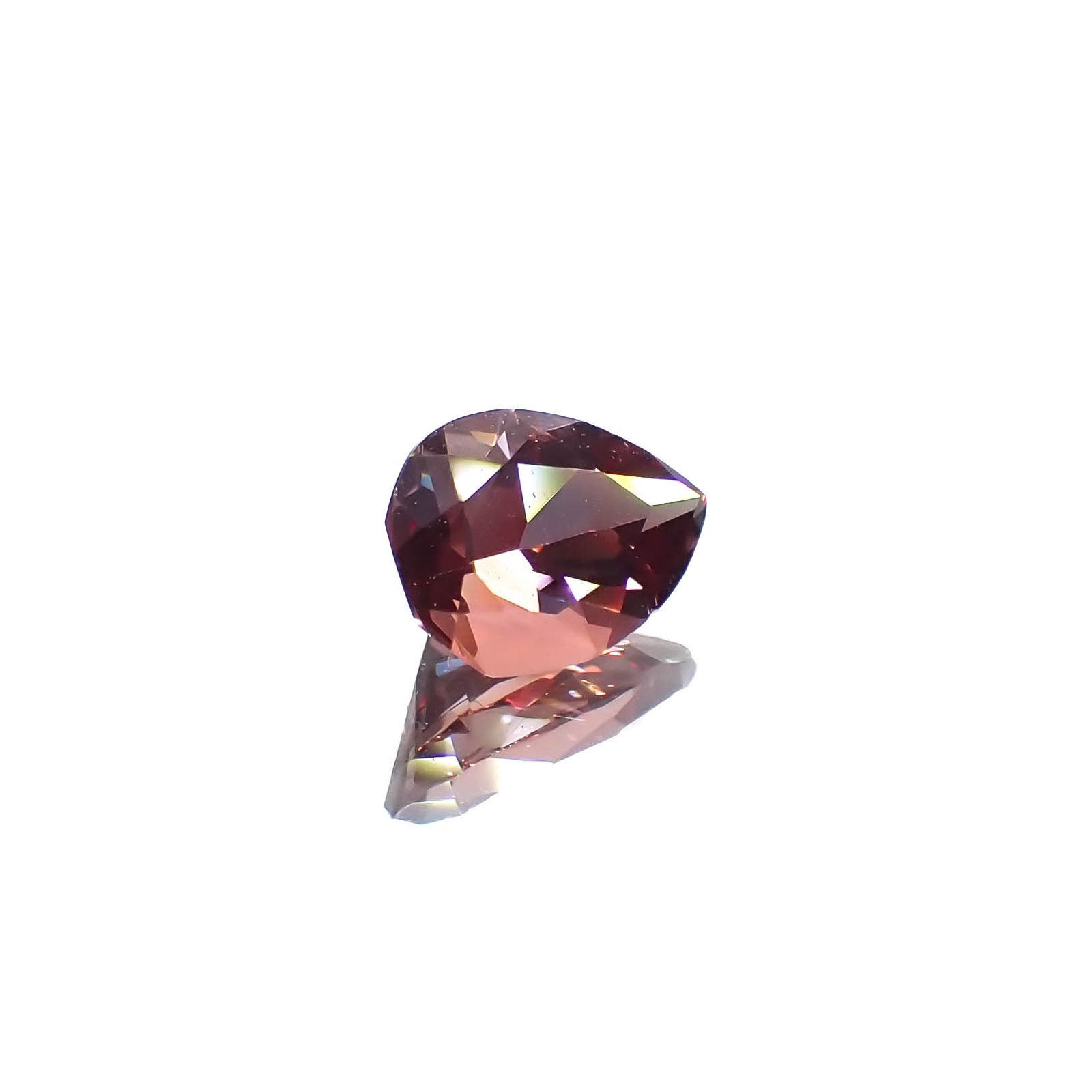 バイカラーアンデシン モンゴル産 0.56ct[230421497]6.8x4.8mm前後