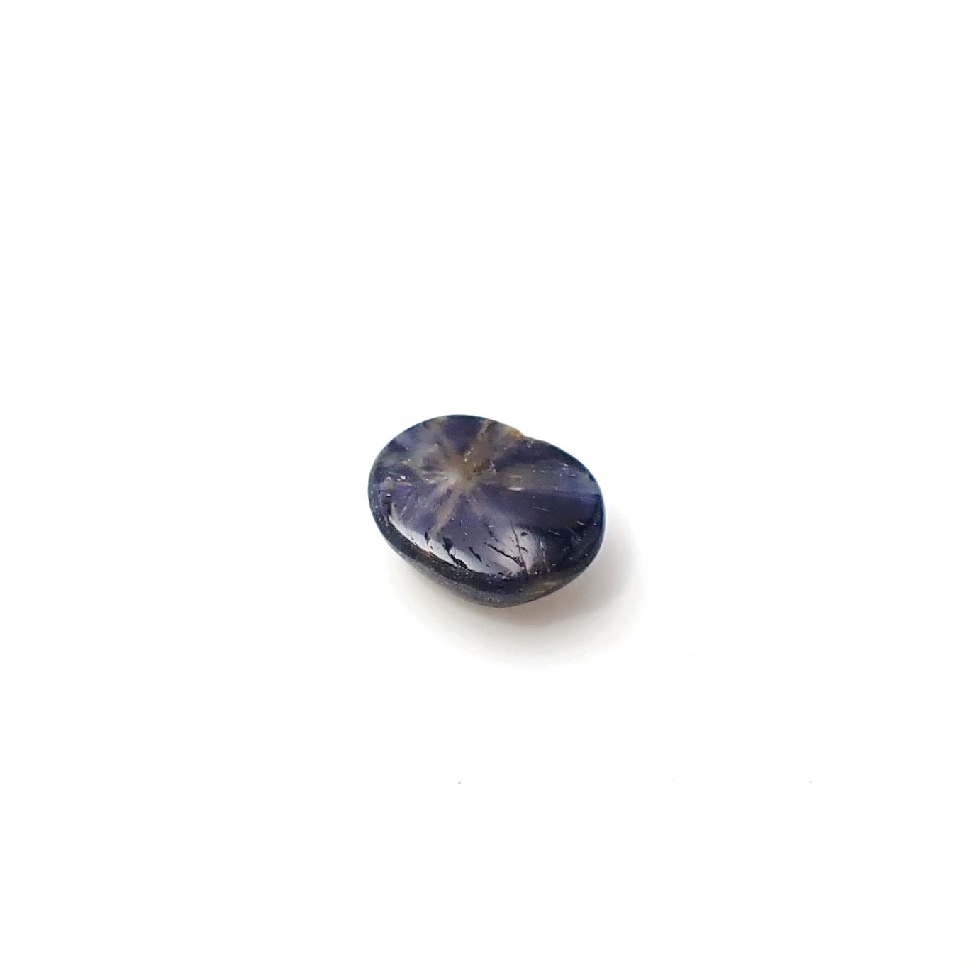 トラピッチェサファイア 原石スライス磨き ビルマ産 0.72ct [250830983]5.9x4.9mm前後