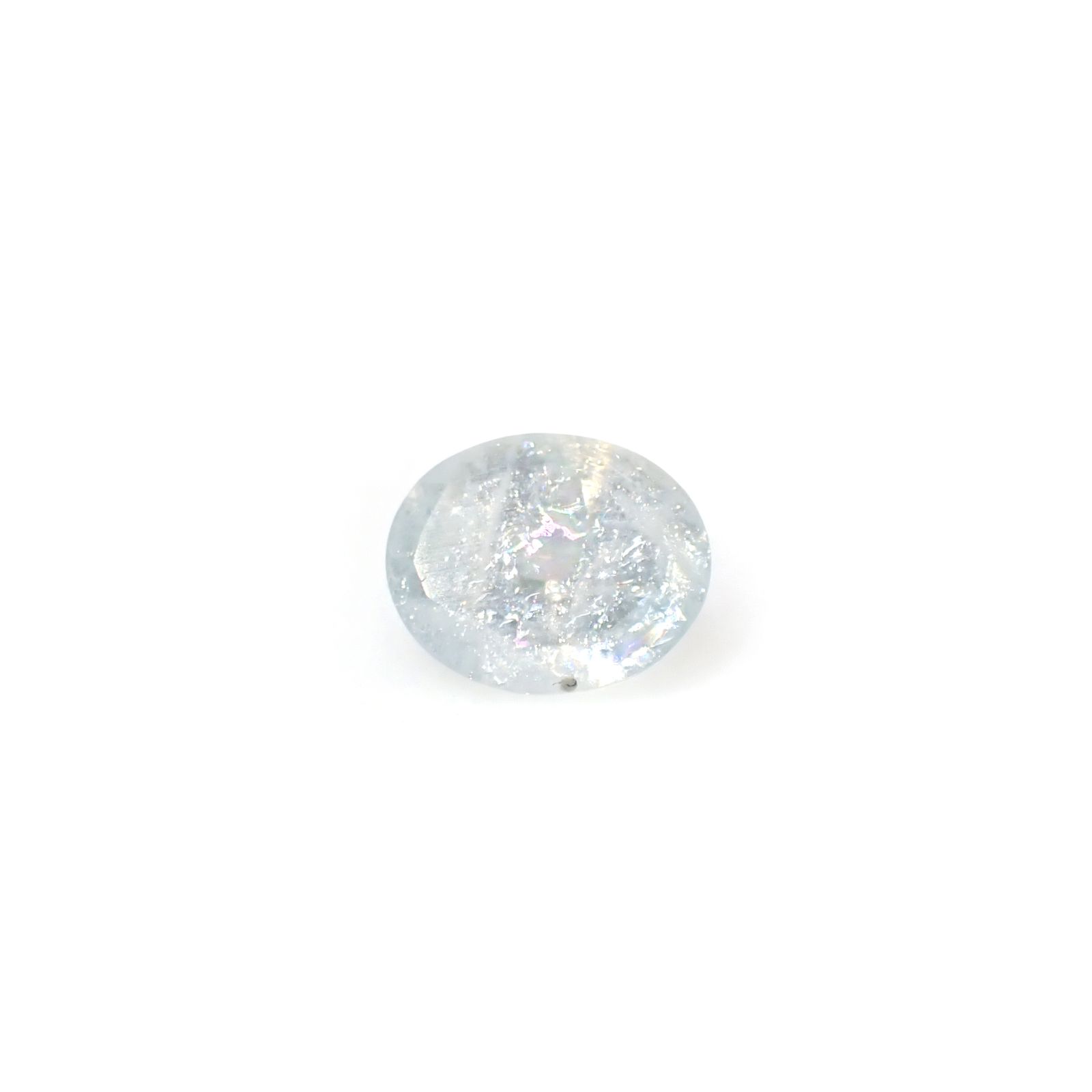 イリデッセンスアクアマリン ブラジル産 1.68ct [250730837]9x7.4mm前後