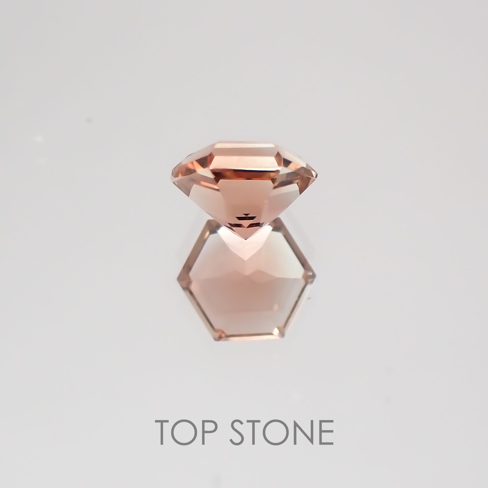オレゴンサンストーン　ルース　ペンタゴンカット オレゴンサンストーン 1.48ct 7.0mm オクタゴナルカットルース