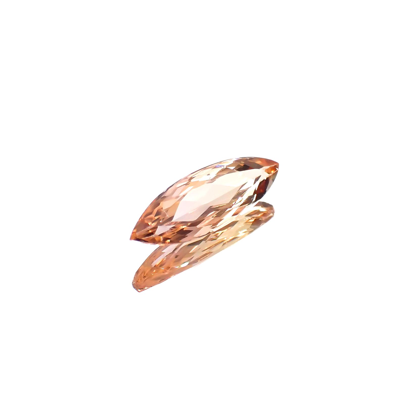 バイカラートパーズ ブラジル産 2.34ct[230521921]16.1x5.3mm前後