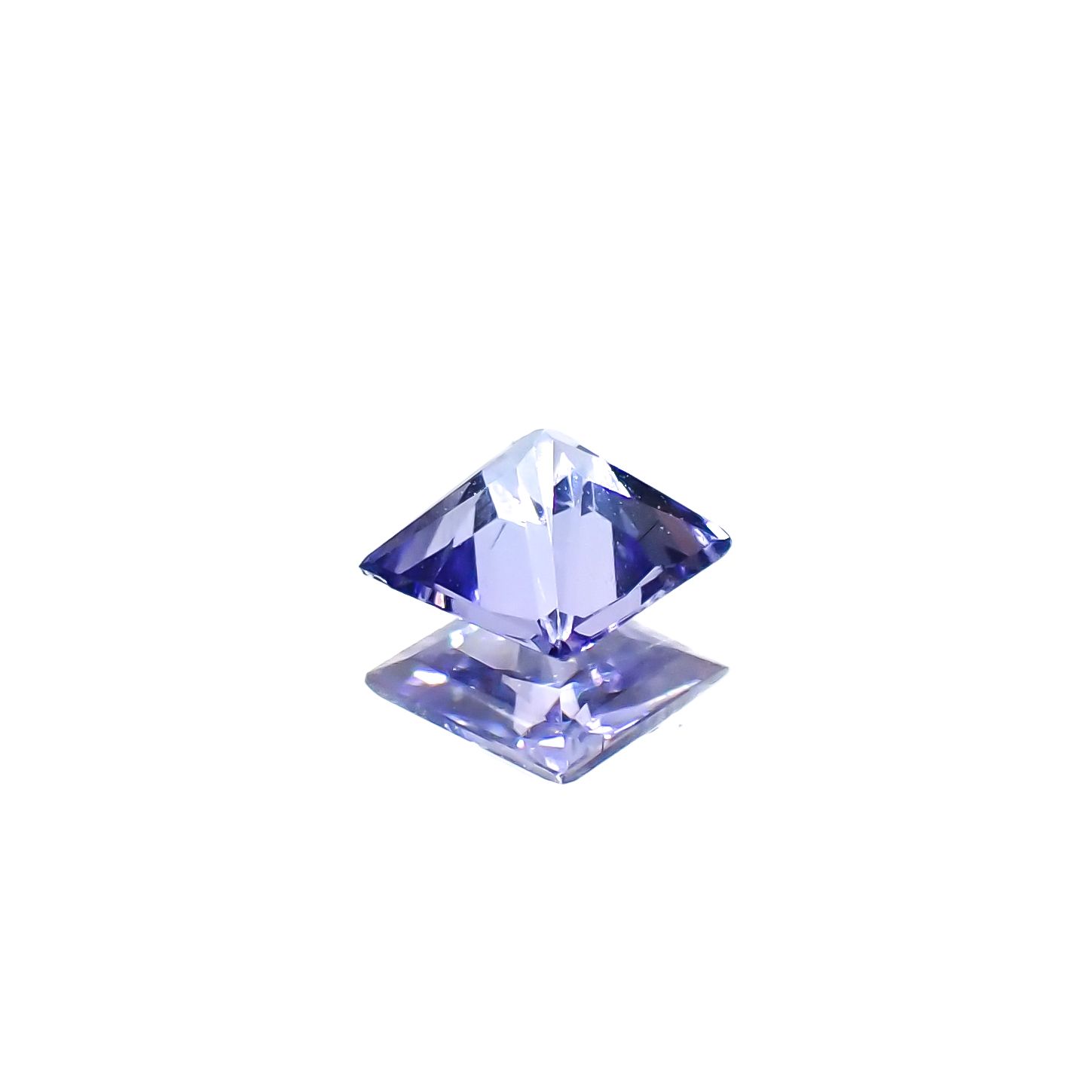 ◇プリンセスカット◇タンザナイト タンザニア産 0.29ct[240427139]3.8x3.8mm前後