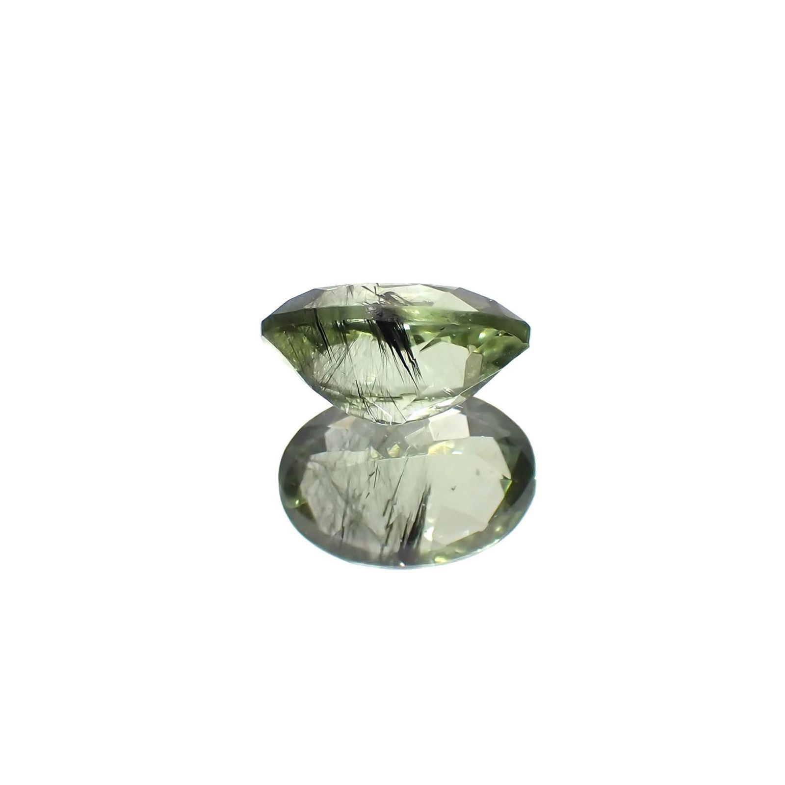 ルドウィジャイトインペリドット パキスタン産 1.66ct / 8.8x6.2mm前後 [260419514]