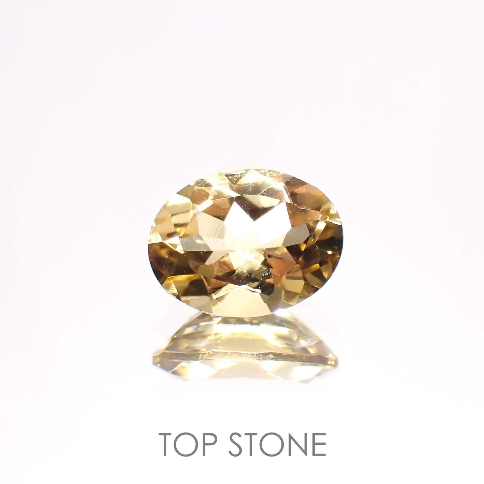イエローベリル(宝石名イエロー・ベリル)ブラジル産 0.99ct 識別済[211113657]7.8x6mm前後