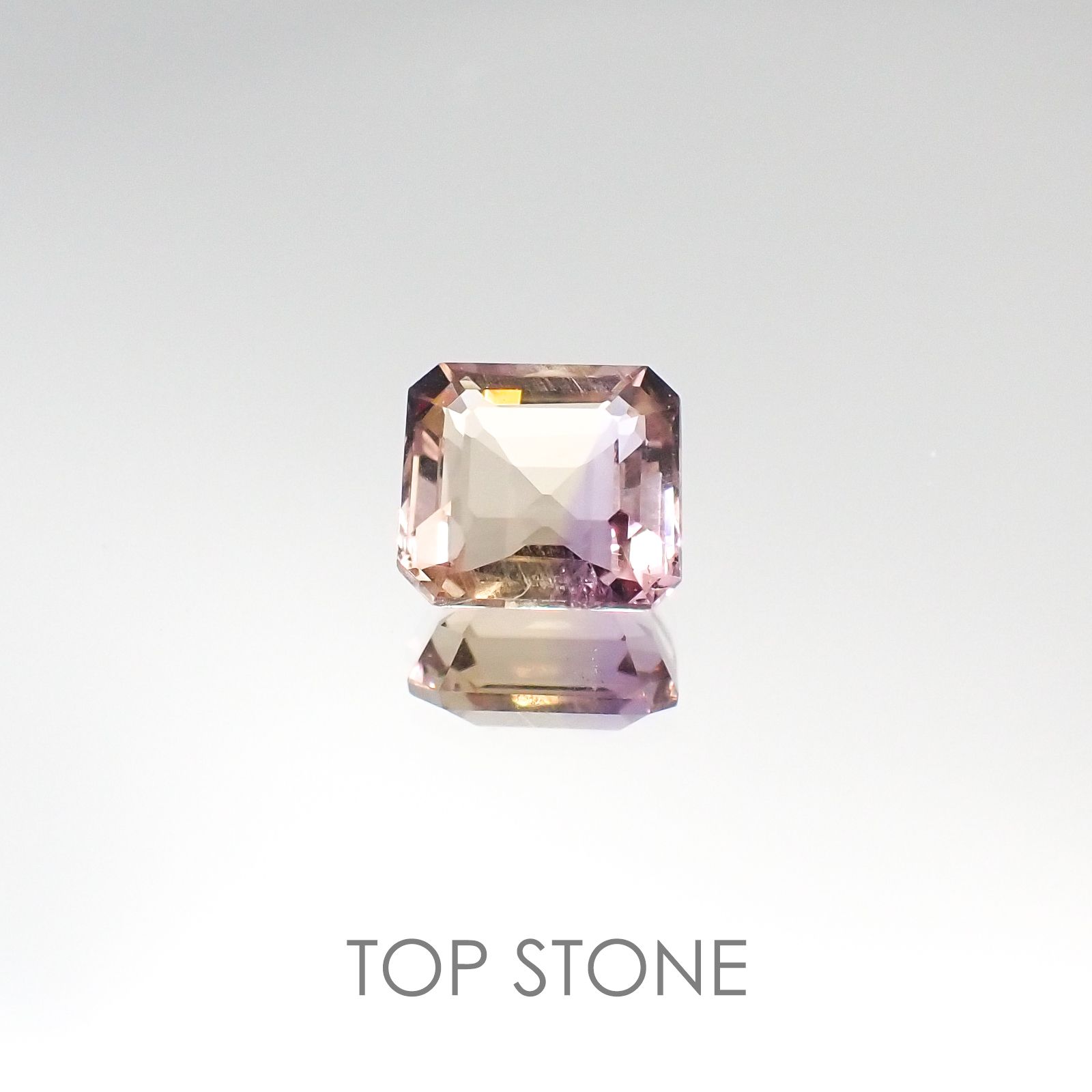 アメトリン ブラジル産 ルース 1.61ct[20095361]7.3×6.7mm前後