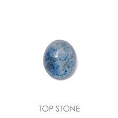 ラズライトインクォーツ(宝石名ラズライト イン クォーツ)アフガニスタン産 1.21ct 識別済[220918125]7.2x6.1mm前後