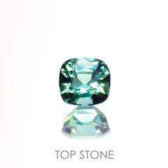 グリーントルマリン アフガニスタン産 0.95ct [220114108]5.7x5.6mm前後