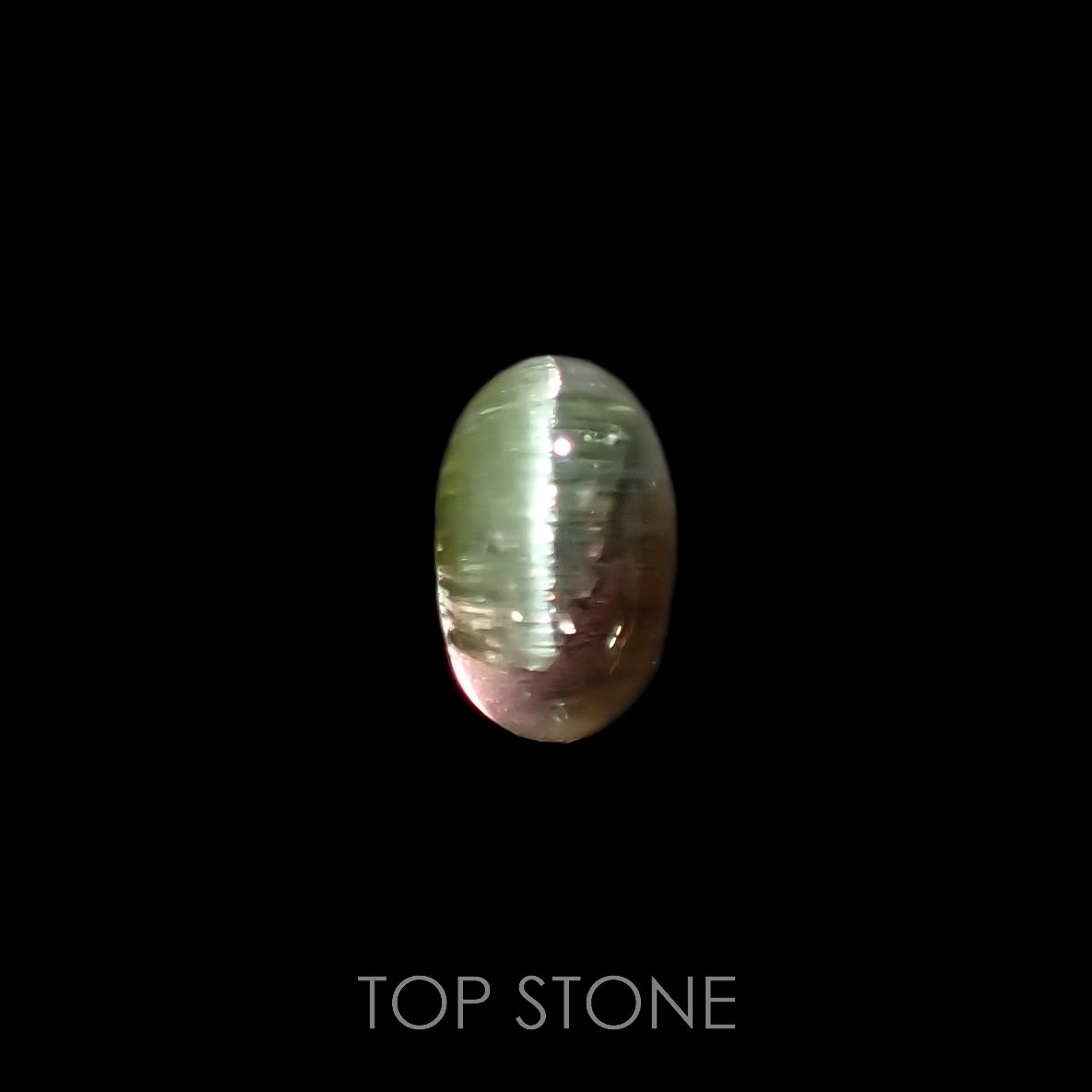 バイカラートルマリンキャッツアイ ブラジル産 1.68ct[221018606]8.1x5.2mm前後 | TOP STONE(トップストーン)