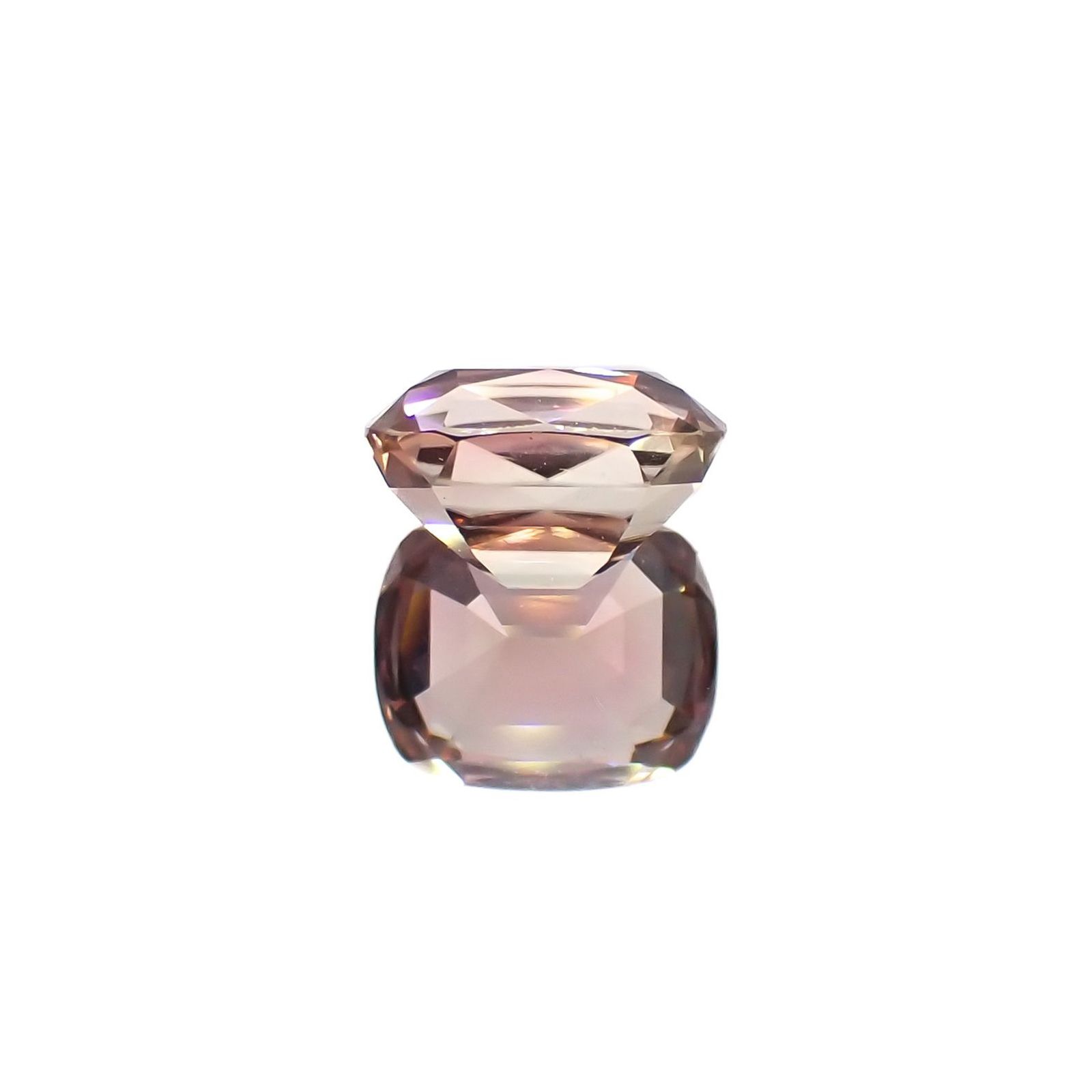 バイカラートルマリン(宝石名トルマリン)ルワンダ産 1.74ct 識別済[221119007]7.8x6.4mm前後