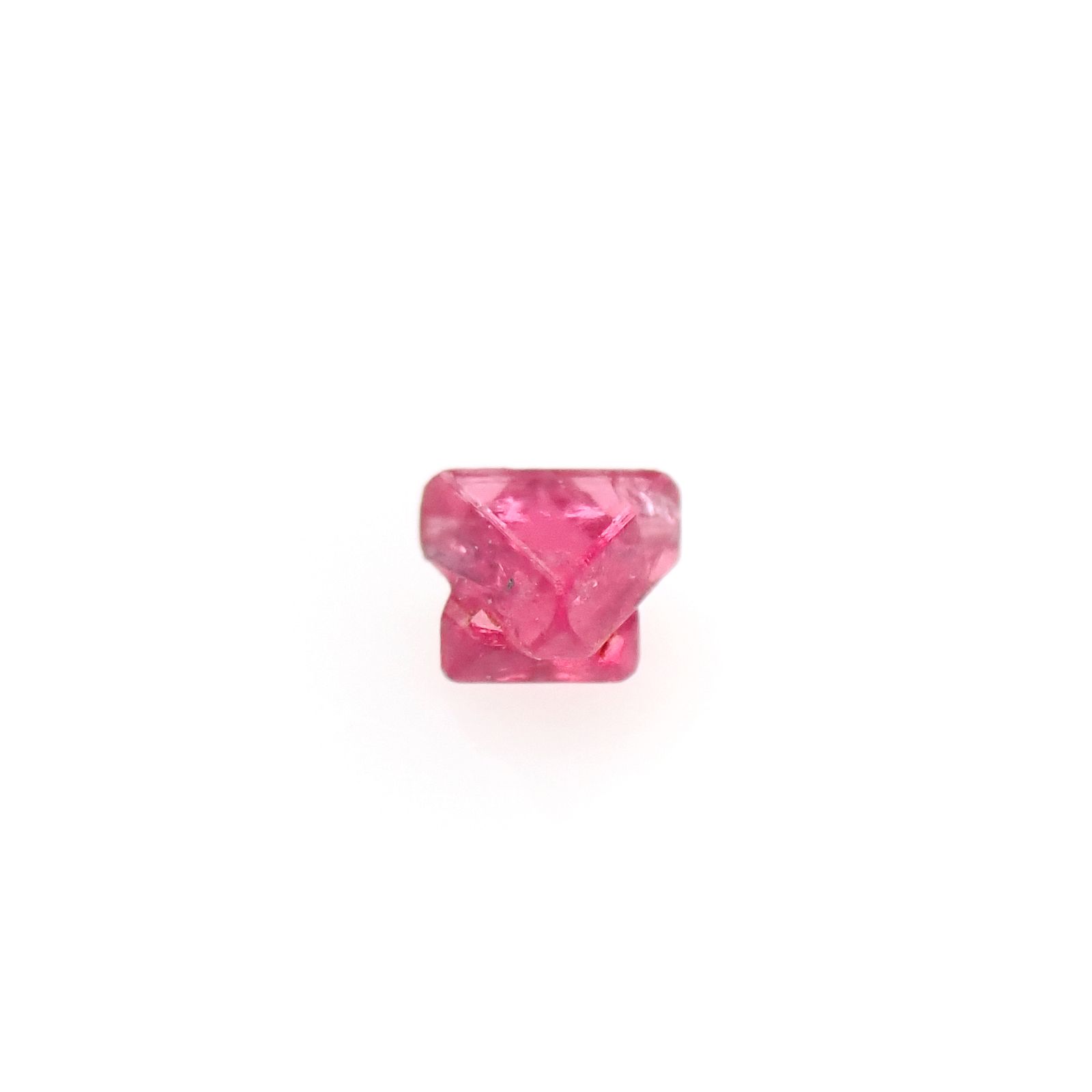 ツインクリスタルスピネル(スピネル式双晶) 原石 ビルマ産 0.045ct[240628427]2.1x2.1mm前後