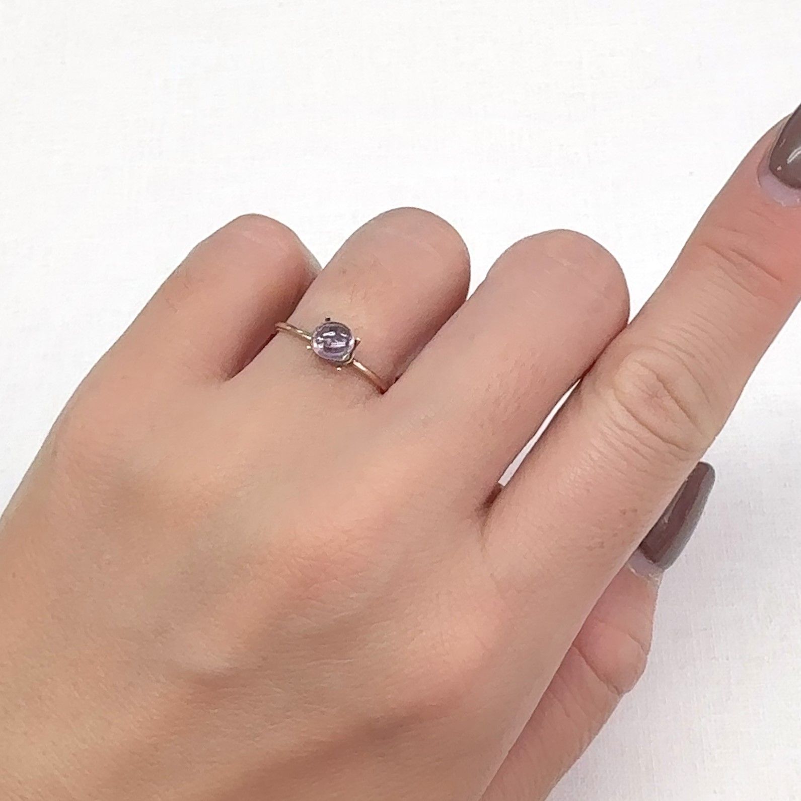 インペリアルトパーズ ブラジル産 0.74ct [241029361]5.4x4.8mm前後