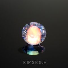 レインボームーンストーン(宝石名ラブラドライト)マダガスカル産 0.22ct 識別済[211113728]4x4mm前後