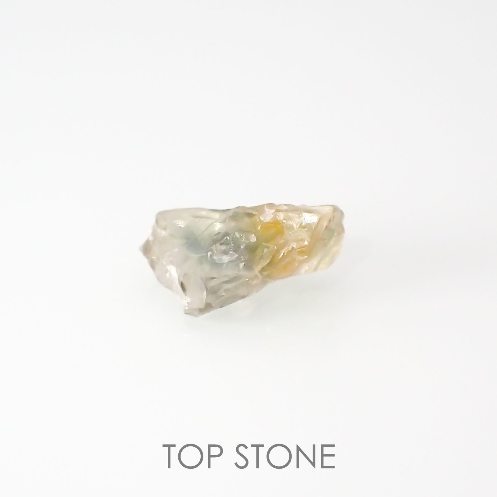 オレゴンサンストーン原石 アメリカ・オレゴン州産 3.83ct[230220418]14.6x7.7mm前後
