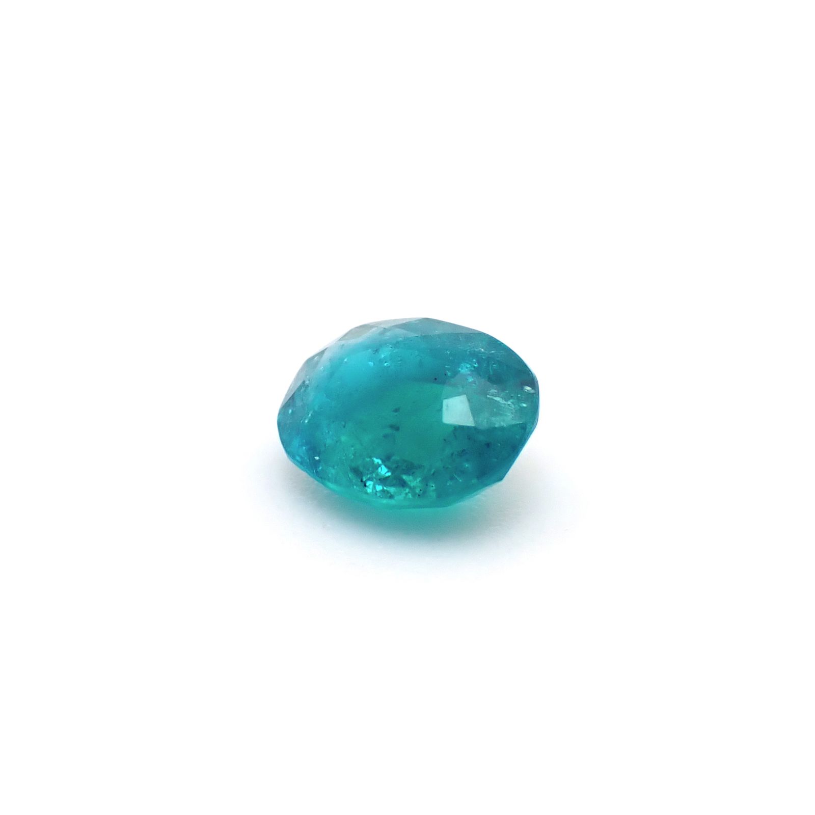 パライバトルマリン(宝石名トルマリン/別名パライバ・トルマリン)エチオピア産 GIA鑑付 0.54ct / 5.76x4.46mm前後 [260933197]