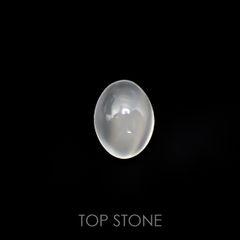 ムーンストーンキャッツアイ(宝石名ムーンストーン・キャッツアイ) インド産 1.28ct 識別済[210611342]7.8×6mm前後