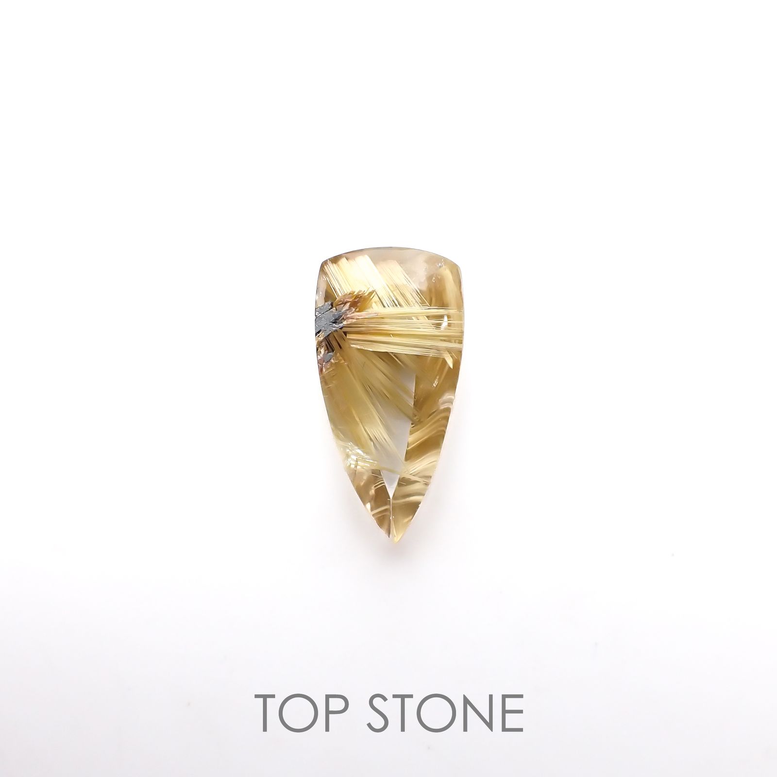 太陽タイチンルチルクォーツ ブラジル産 5.98ct[220716741]19.3x9.7mm前後