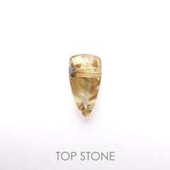 太陽タイチンルチルクォーツ ブラジル産 5.98ct[220716741]19.3x9.7mm前後