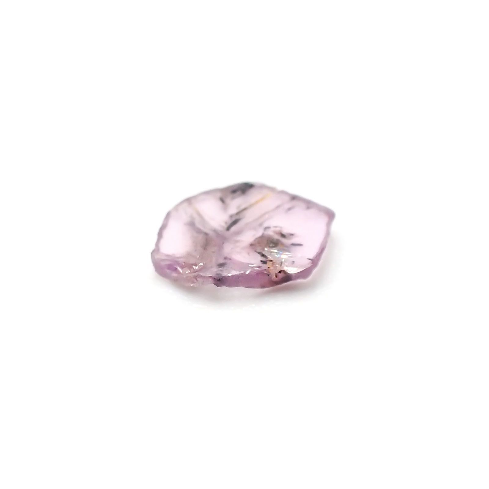 トラピッチェピンクサファイア(宝石名ピンク・サファイア)パキスタン・カシミール地方産 0.54ct 識別済[231124067]7.2x5.7mm前後
