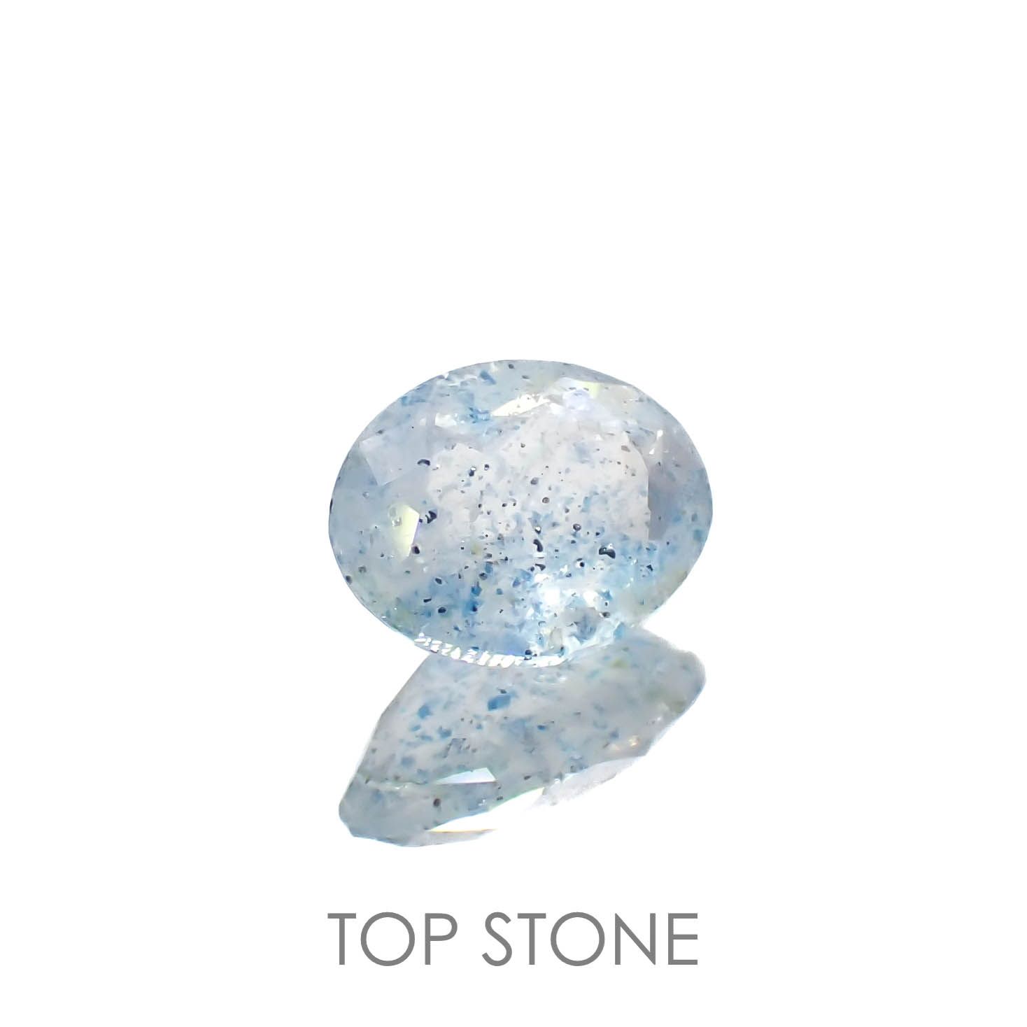 ラズライトインクォーツ アフガニスタン産 0.85ct[221219671]7.4x5.7mm前後