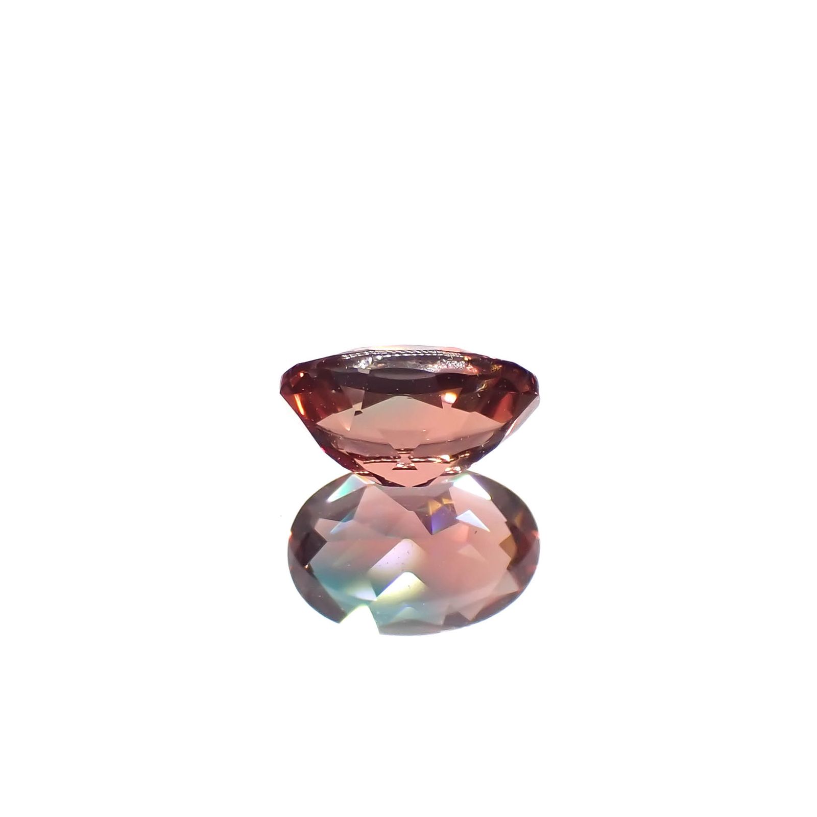 バイカラーアンデシン モンゴル産 0.48ct[230421503]6x4.2mm前後