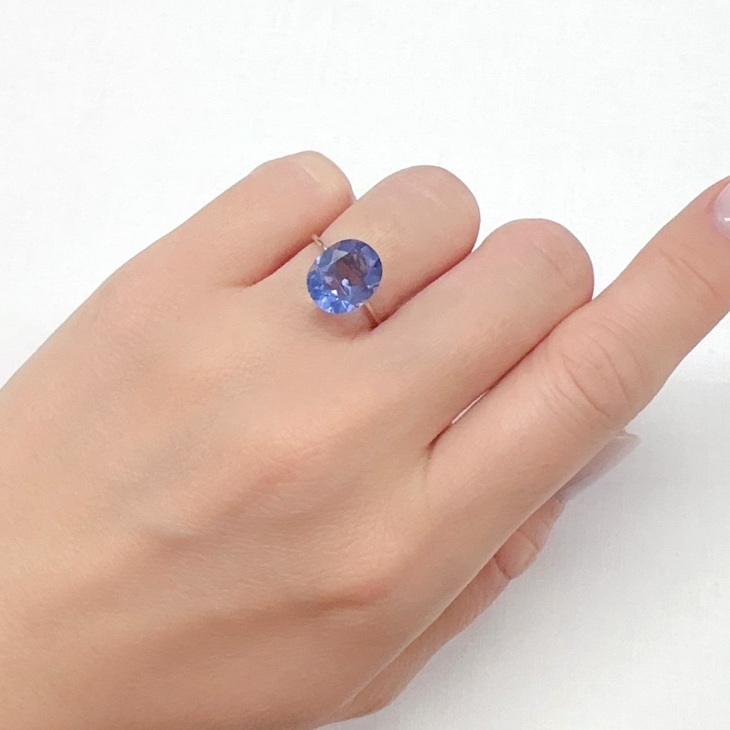カラーチェンジフローライト ブラジル産 3.90ct[240326608]11x9.2mm前後