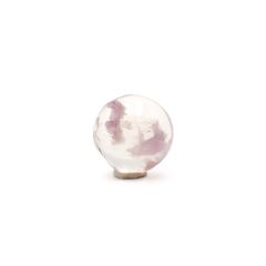 レピドライトインクォーツ ブラジル・ミナスジェライス州産 7.64ct / 13x12.8mm前後 [260331882]