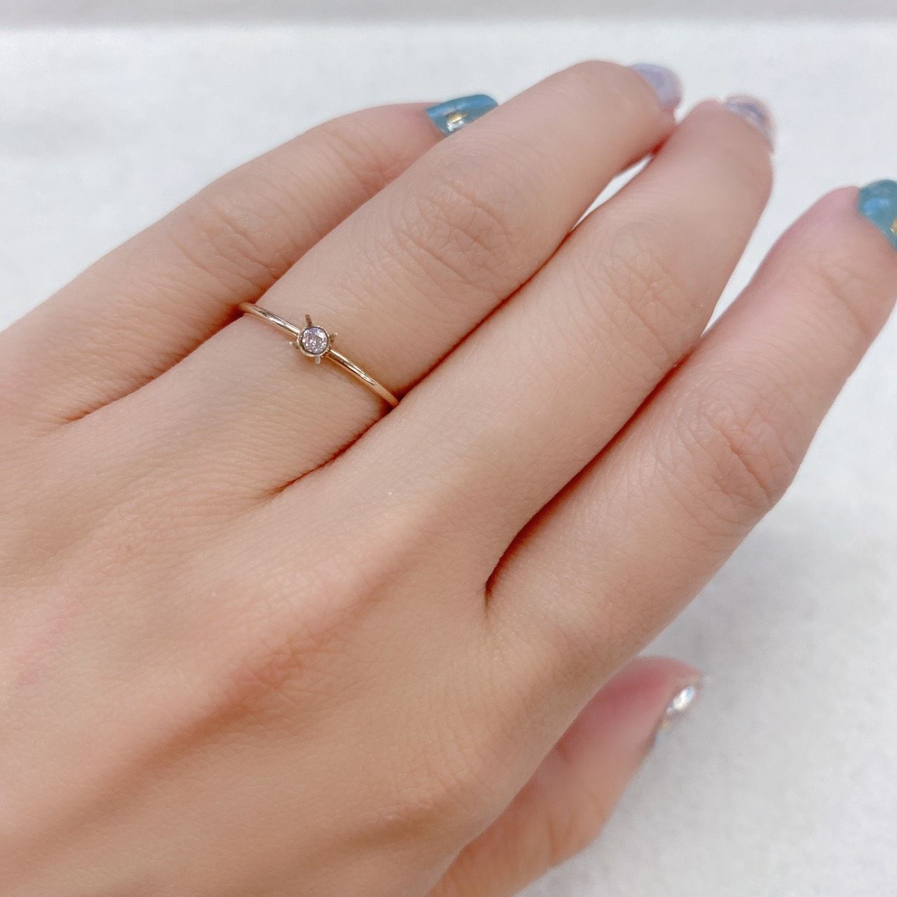 ピンクダイヤモンド SI-2 / LIGHT PINK ソーティング付き 産 ルース 0.048ct[210812232]2.1×2.2mm前後