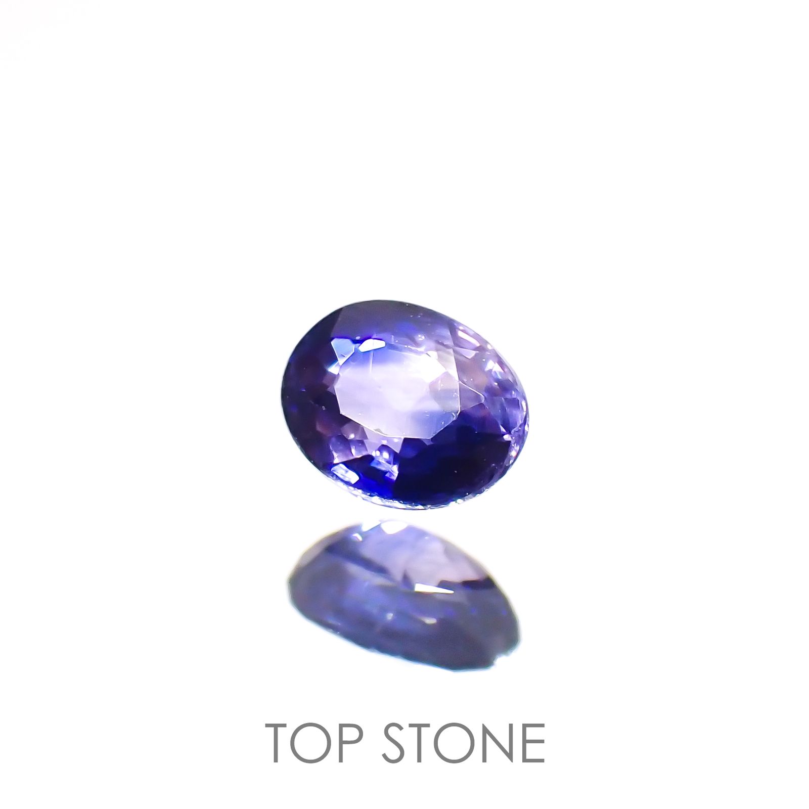 バイカラーサファイア(宝石名サファイア)タンザニア産 0.27ct 識別済[220616190]4x3mm前後