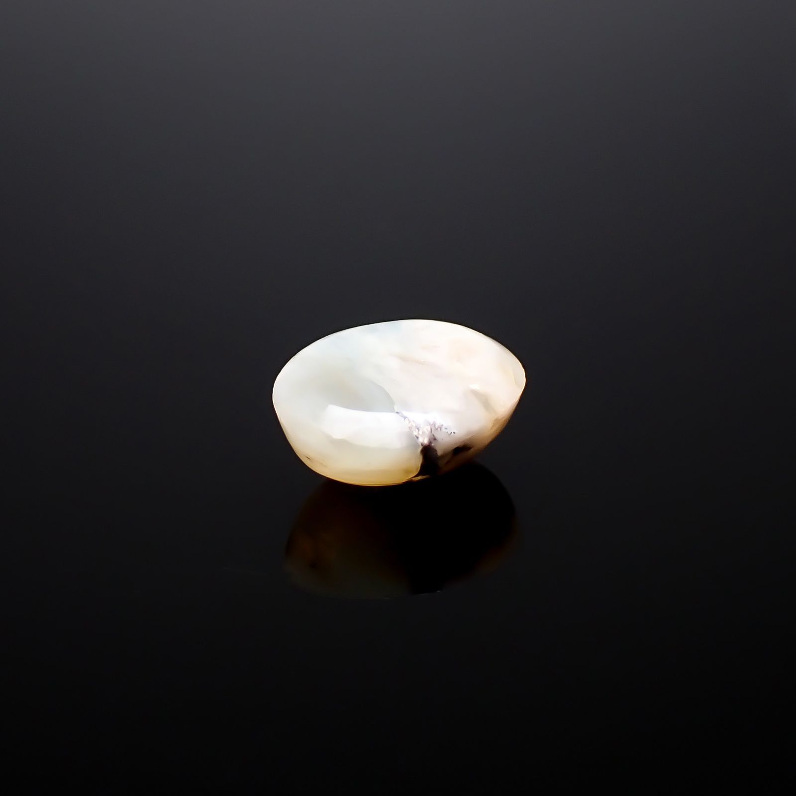 オパールキャッツアイ ブラジル・バイーア州産 3.28ct / 11.7x9.1mm前後 [260933095]
