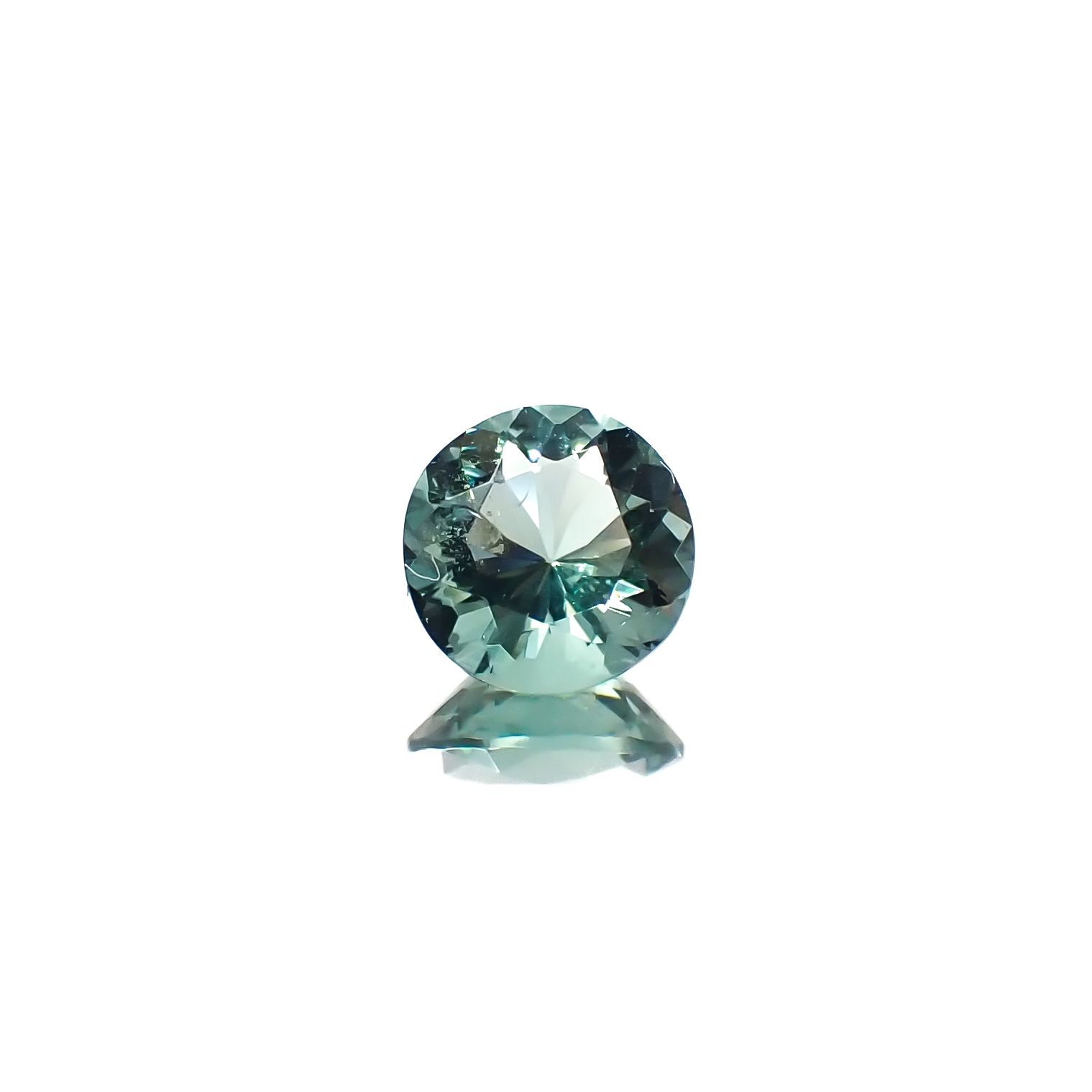 フローライト フルオレッセンス イギリス・ダイアナマリア鉱山産 1.38ct[240527700]7.2x7.1mm前後