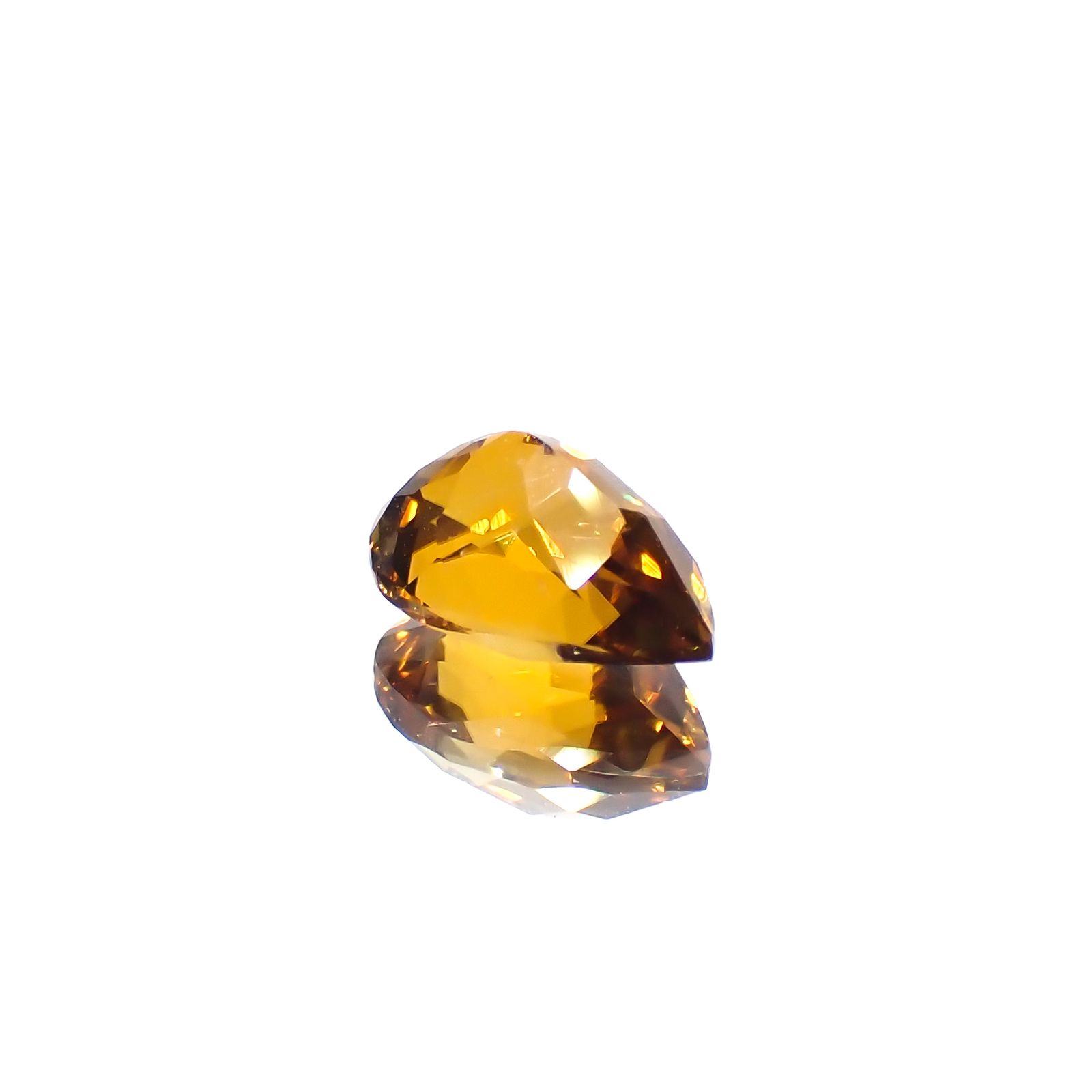 ゴールデントルマリン モザンビーク/コンゴ産 1.12ct[231225198]8.3x5.7mm前後
