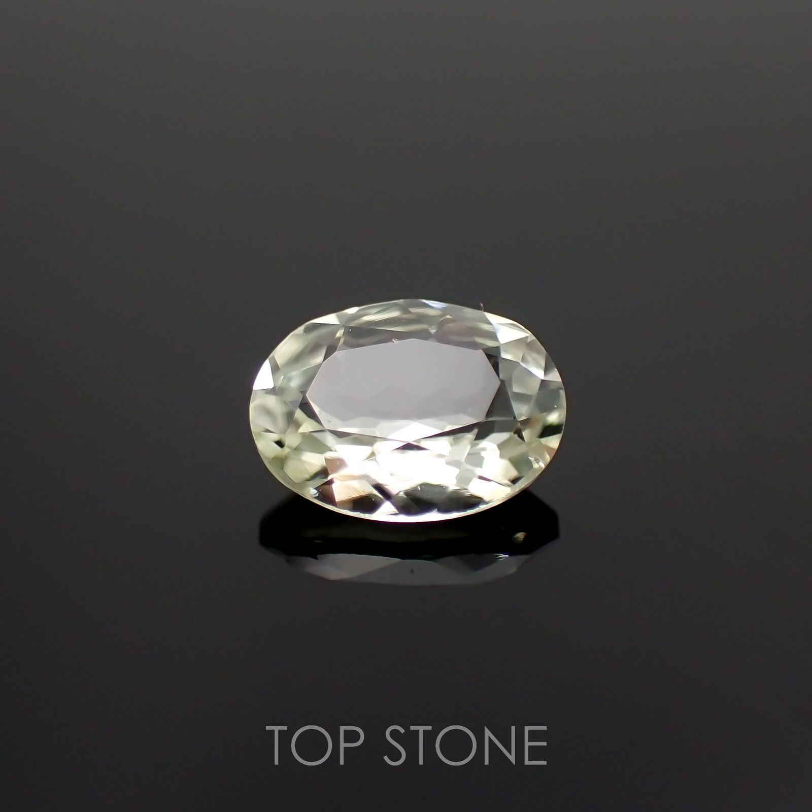 シリマナイト(宝石名シリマナイト)インド産 1.27ct 識別済[221018460]8.1x6.1mm前後