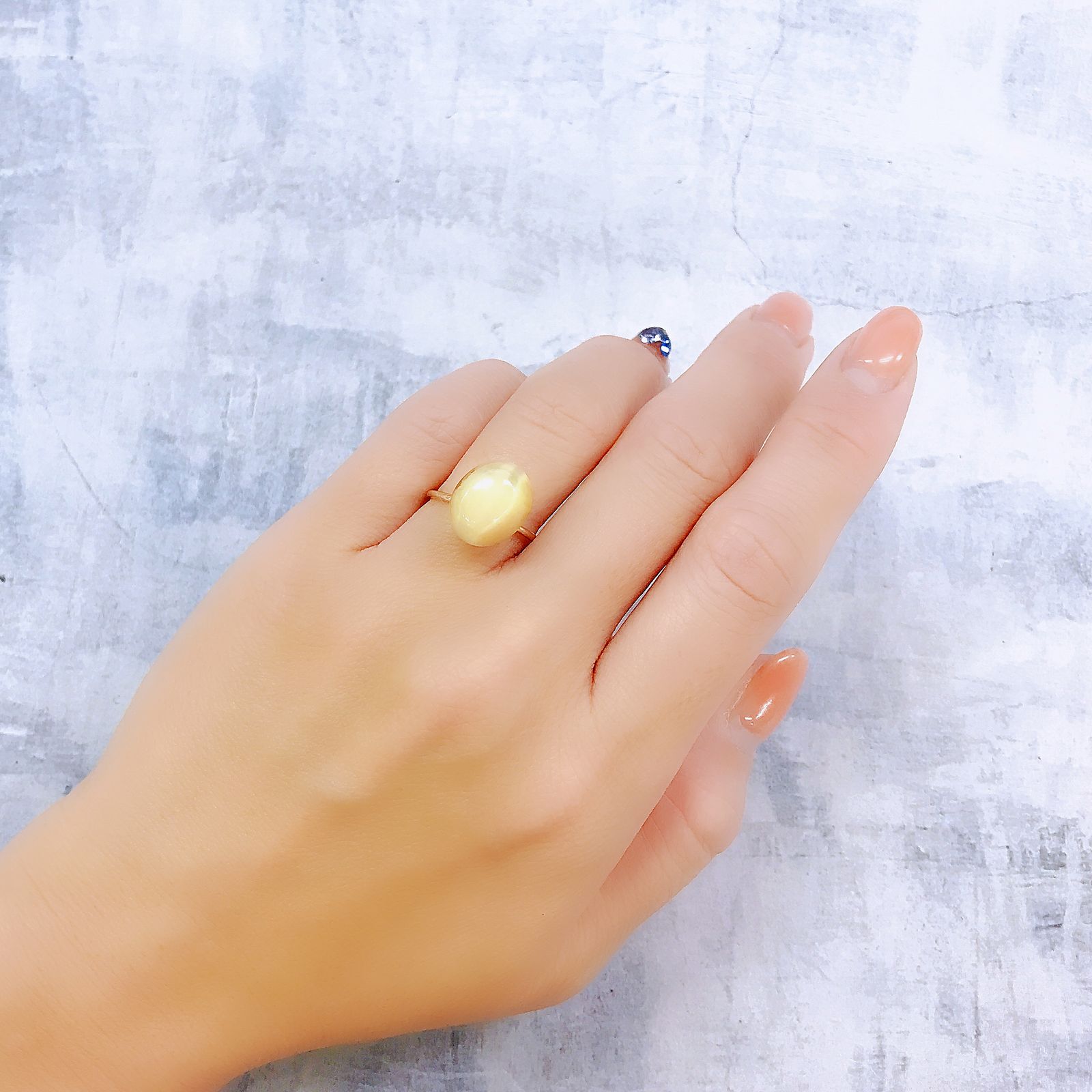 オパールキャッツアイ ブラジル・バイーア州産 5.23ct[220917849]12.8x10.5mm前後