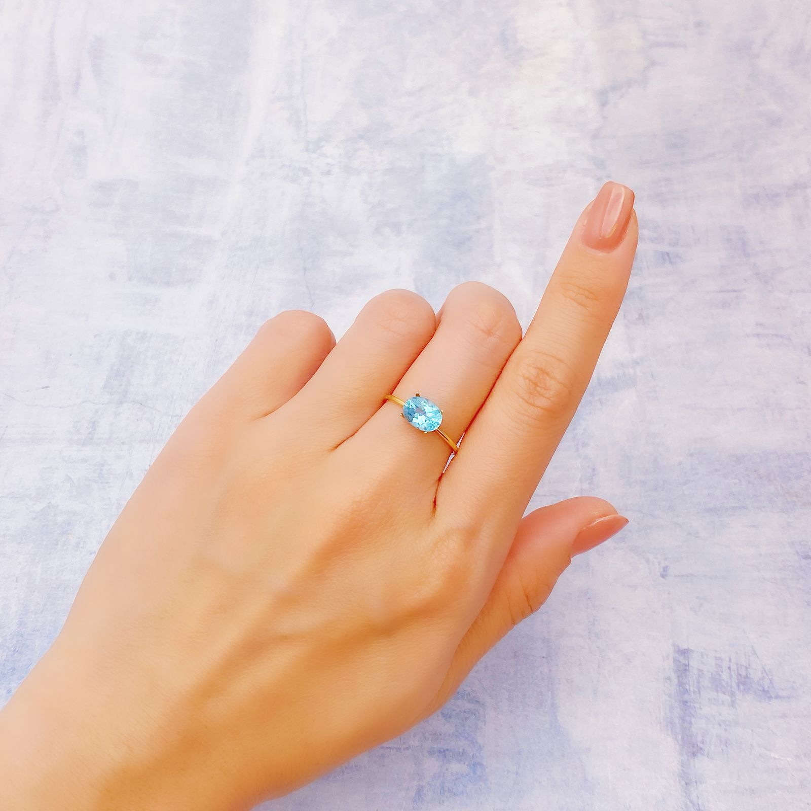アパタイト アフリカ産 1.27ct [241229516]7.9x6mm前後