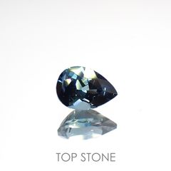 ブルートルマリン(宝石名トルマリン)アフガニスタン産 0.56ct 識別済[220115321]6.4x4.5mm前後