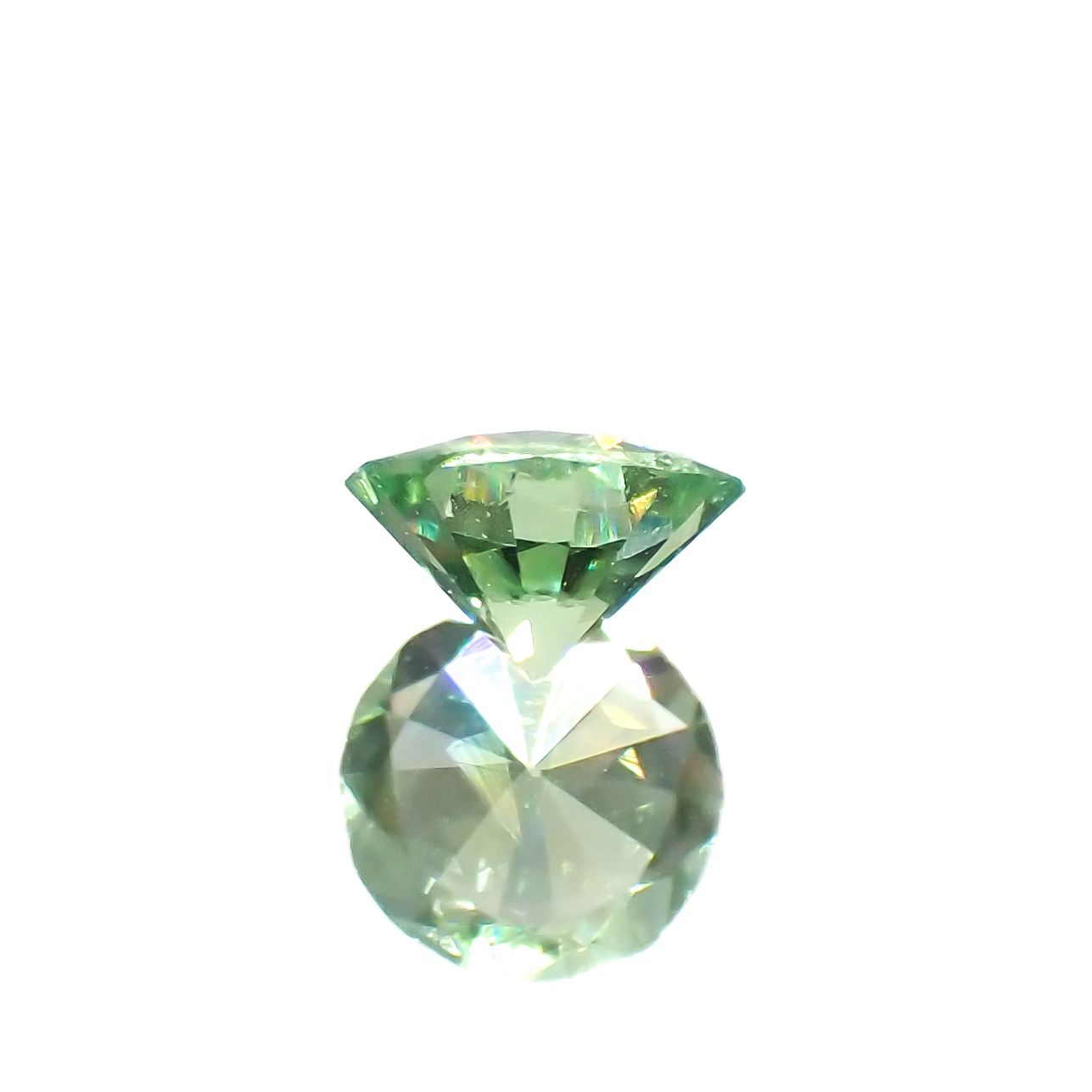 ミントガーネット(宝石名ガーネット)タンザニア産 0.20ct 識別済[230823066]3.9x3.9mm前後