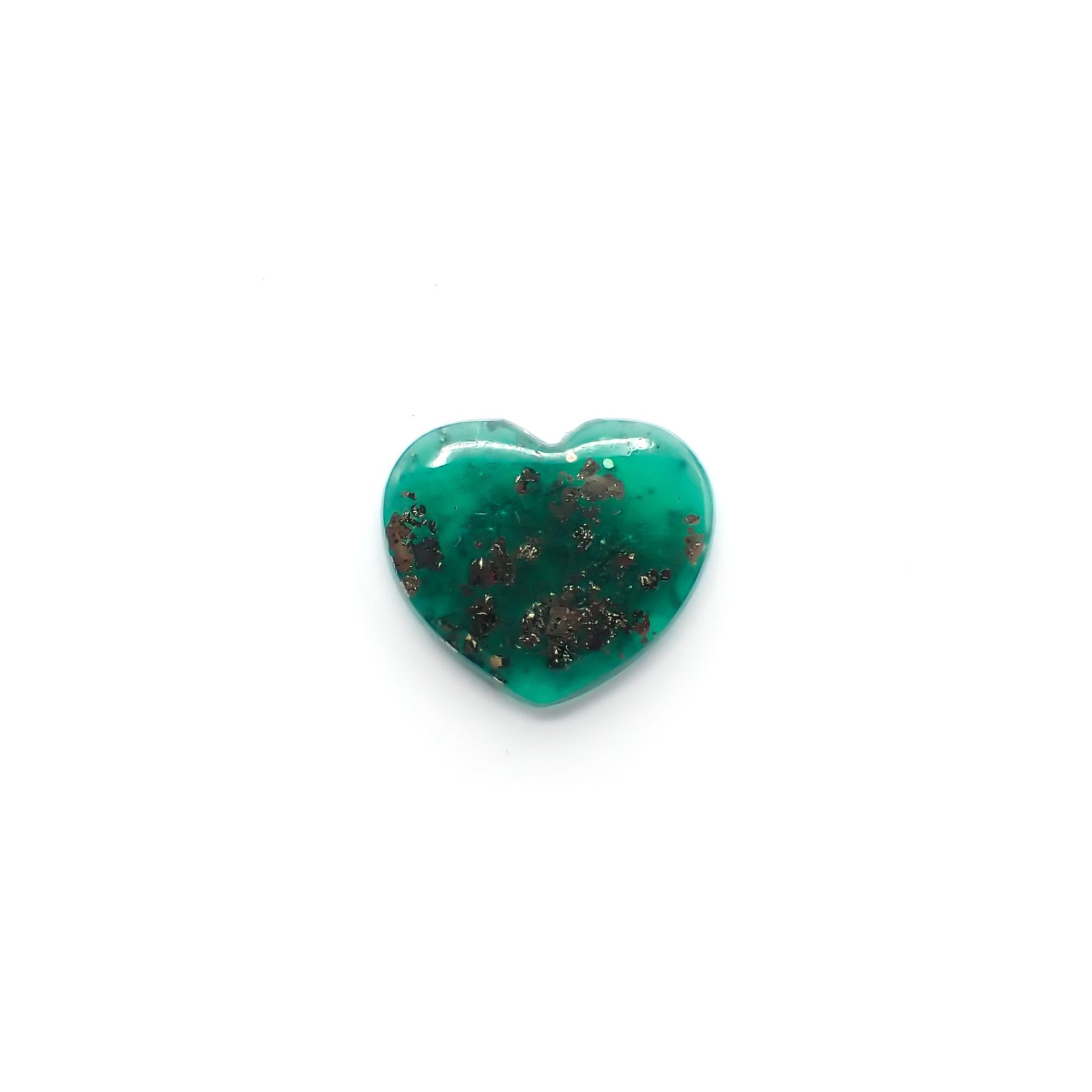 パイライトインエメラルド(宝石名パイライトインエメラルド) コロンビア・チボール鉱山産 2.584ct 彩珠鑑付[250611502]10.3×12mm前後