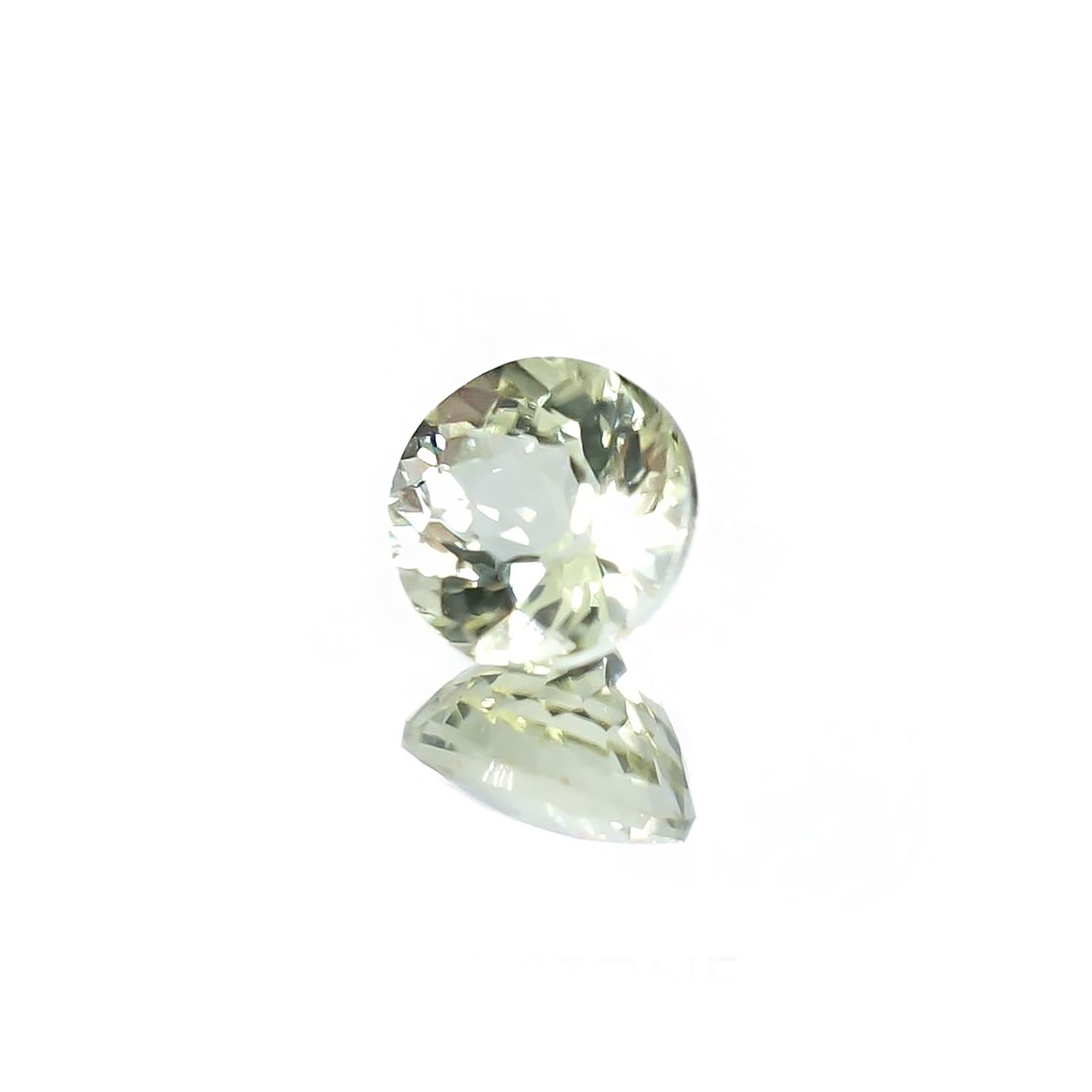 モンテブラサイト(宝石名モンテブラサイト)マダガスカル産 識別済 0.62ct / 5.3x5.2mm前後 [220817425]