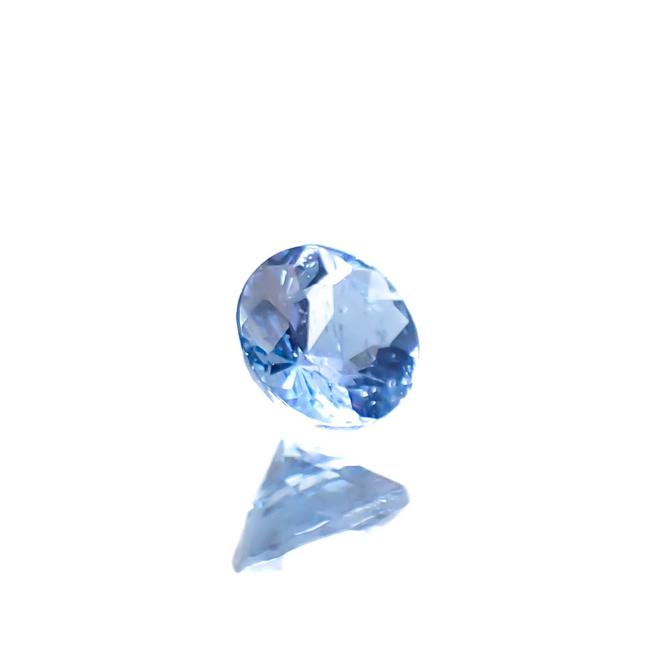 アクアマリン サンタマリアカラー ナイジェリア産 0.20ct [250329947]3.9x3.9mm前後
