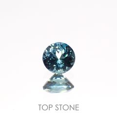 ラグーントルマリン(宝石名トルマリン)アフガニスタン産 0.26ct 識別済[220515842]3.9x3.8mm前後