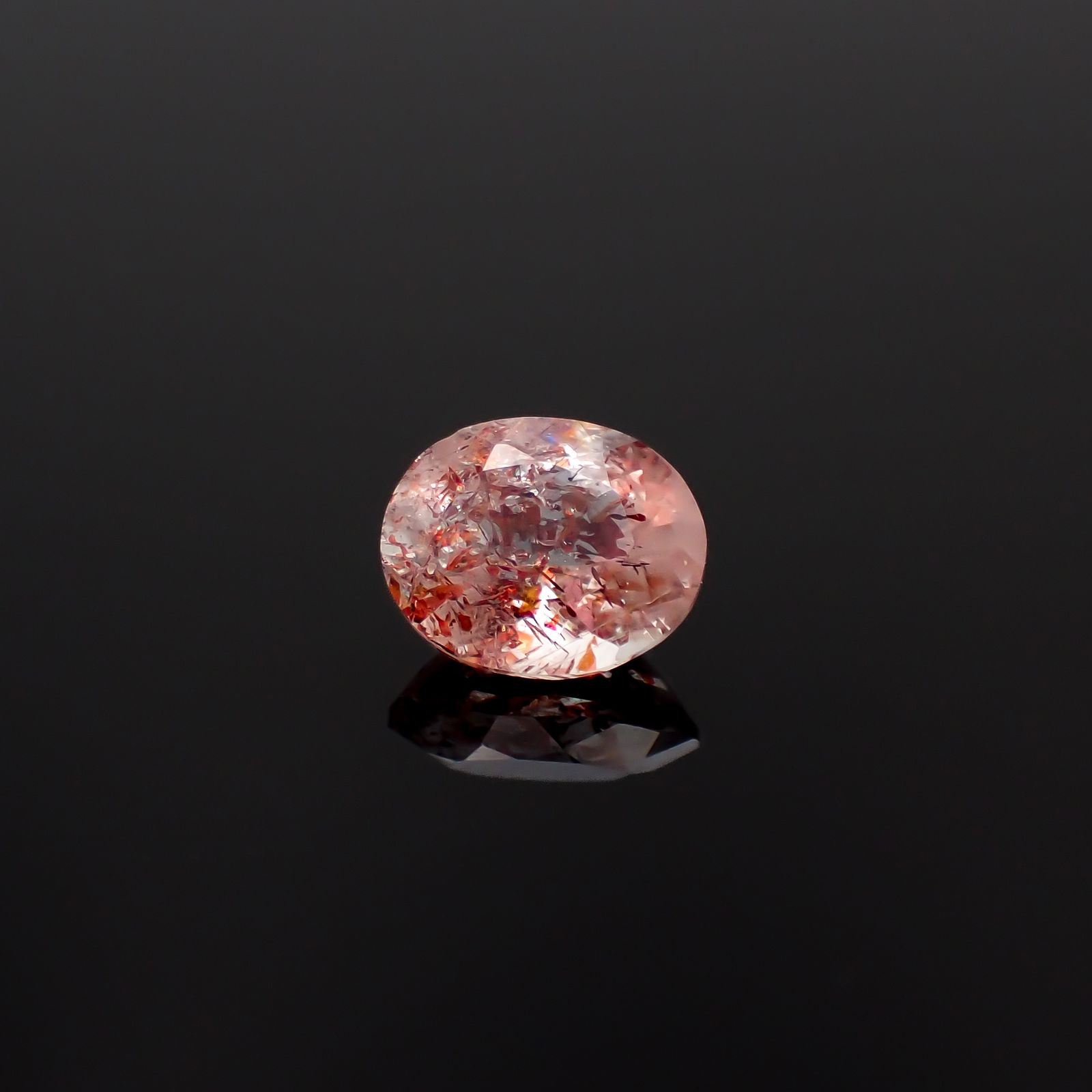 ファイヤークォーツ ナイジェリア産 2.04ct[240326724]9.2x7.6mm前後