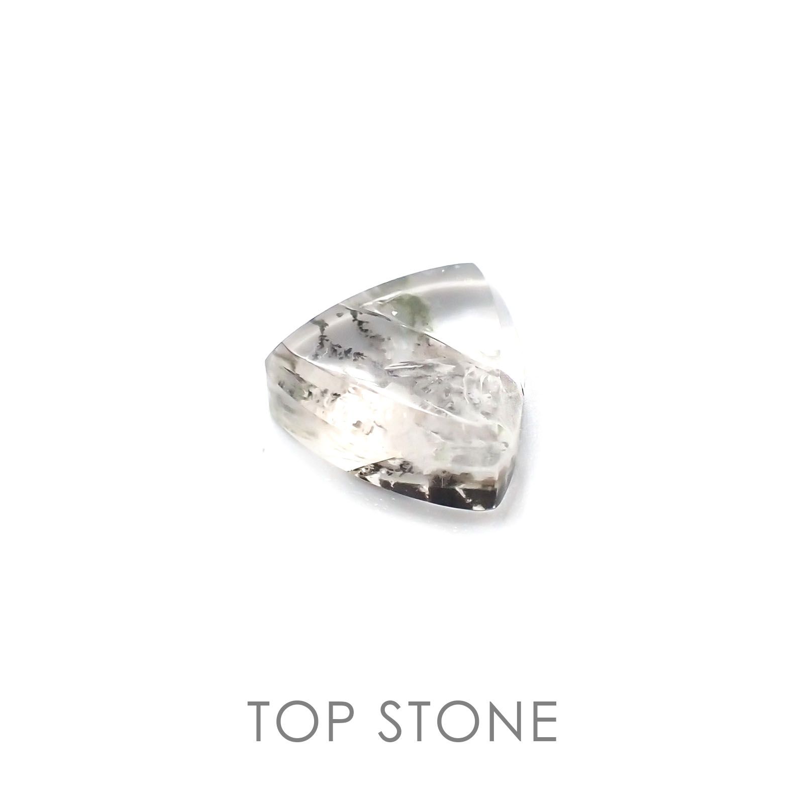 デンドリチッククォーツ ブラジル産 ルース 2.59ct[20106744]8.8×9mm前後