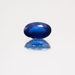 サファイア(宝石名サファイア) マダガスカル/スリランカ産 0.33ct 識別済[21038715]5×3.1mm前後