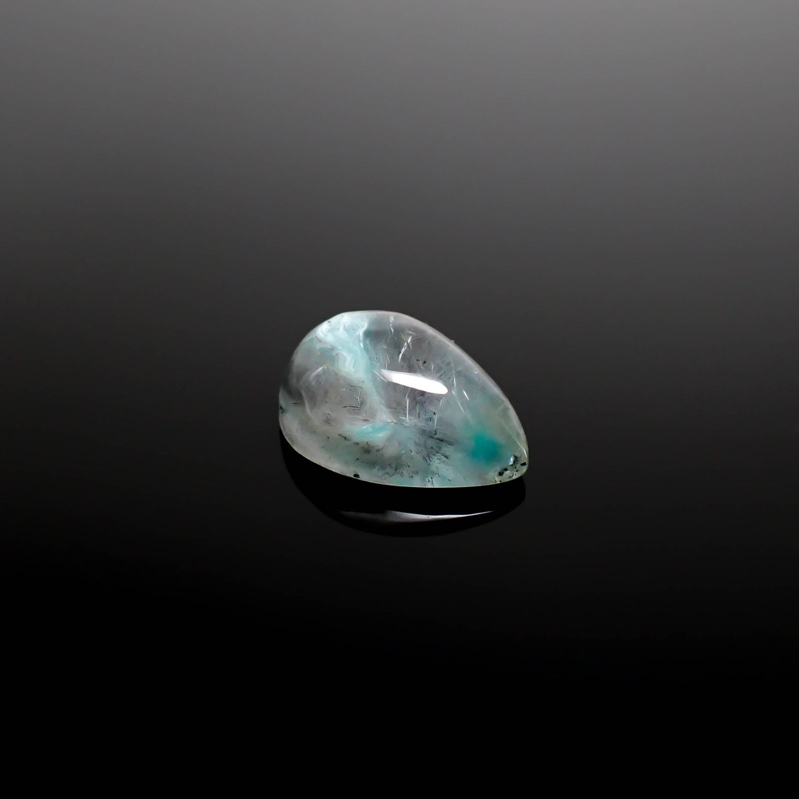 アホイトインクォーツ 南アフリカ・メッシーナ鉱山産 6.13ct [241029309]14.6x10.2mm前後