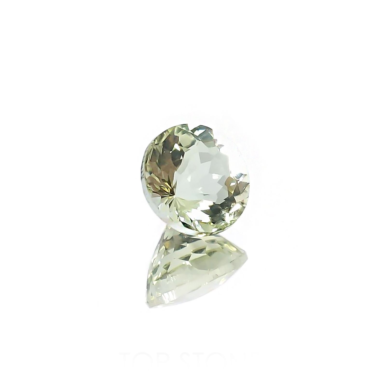モンテブラサイト(宝石名モンテブラサイト)マダガスカル産 識別済 0.62ct / 5.3x5.2mm前後 [220817425]