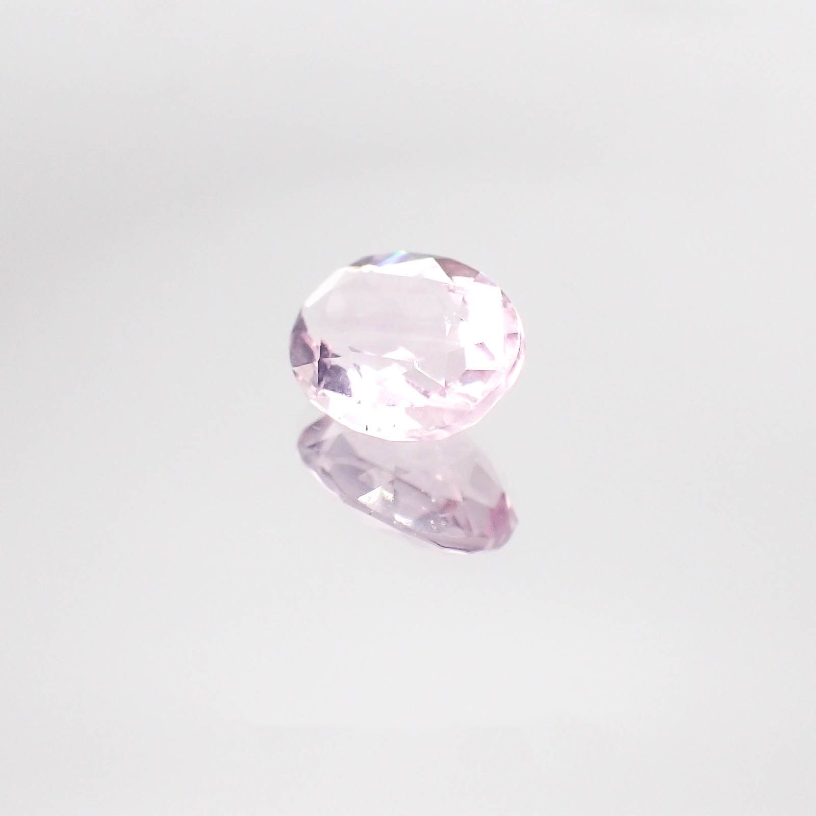 ピンクフローライト(宝石名ピンク・フルオライト)ブラジル産 2.95ct 識別済[230522250]10.2x8.1mm前後